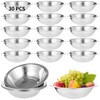 Anjetan 30 PCS Stainless Steel Prep Bowls, Heavy Duty Mixing