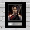 Iconic pics Jennifer Lawrence Hunger Games Signed Mounted Photo Display