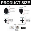 SKDFHOD Tripod Adapter 1/4 to 3/8 Inch Thread Adapter, 3/8