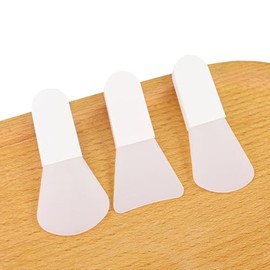 6pack Face Mask Applicator Brushes, Mini Soft Silicone Eye Mask Spatula Brush, Makeup Skincare Applicators, Small Mask Tools for Eye Facial Mud Clay M