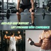 J Bryant Non-Slip Weight Lifting Straps with Double D Rings