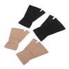 SUPVOX 2 Pairs Sports Pressure Wrist Brace Mittens Fingerless Gloves