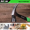 HURRICANE 20 oz Claw Hammer with Magnetic Nail Holder, Straight