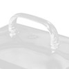 Rectangle Shape Food Cover, Transparent Splatter Cover Cookware Bakeware Lids