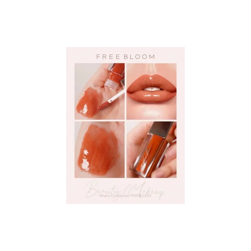 Labial Liquido Brillante De Luz Cristal De Freebloom