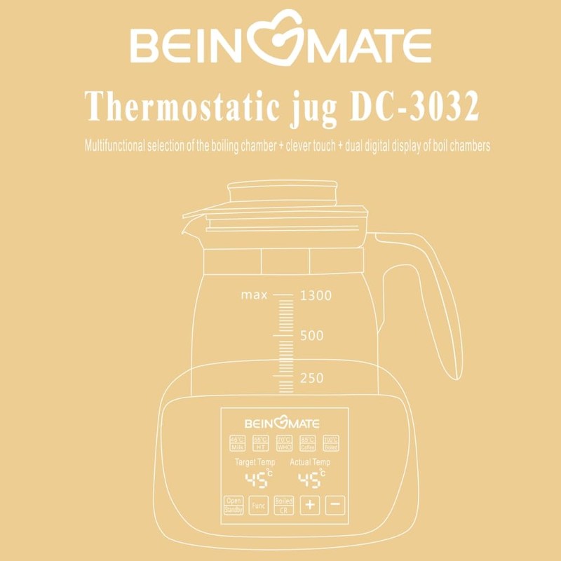 Baby Bottle Warmer, Temperature Control Kettle, Electric Kettle with Keep