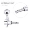 Hollow Handle Tuning Pegs Locking Machine Heads for Acoustic Electric Guitar (Silver