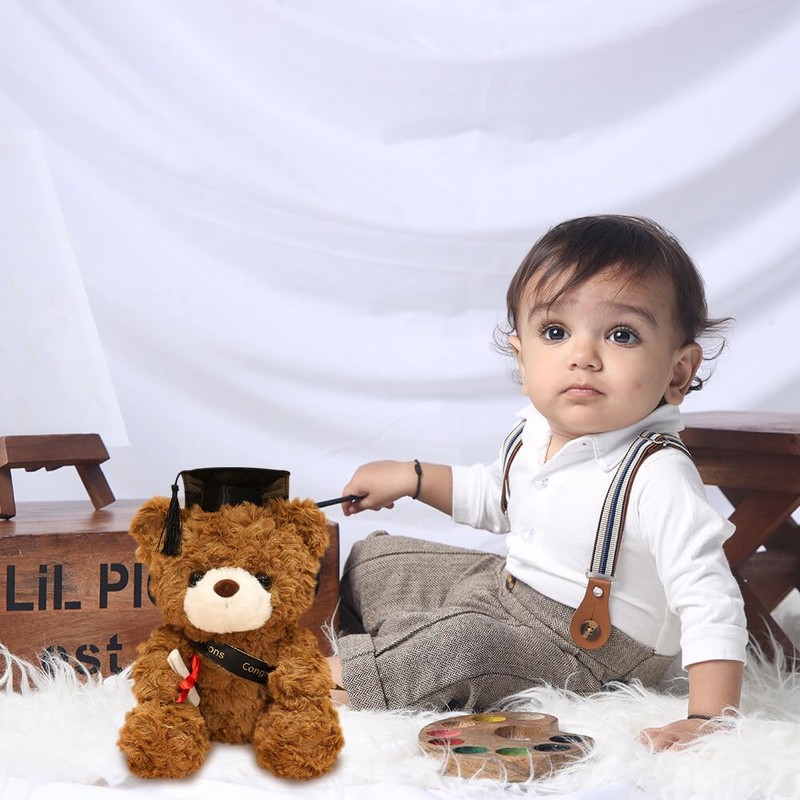 HOVCEH Teddy Bear Plush Toy, Small, Exam Bear, Teddy Plush