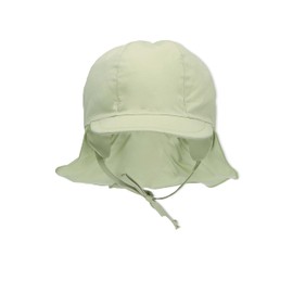 Sterntaler Boys' Peaked Cap for Tying with Neck Protection Touch Sun Hat, Green