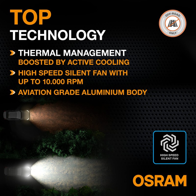 OSRAM LEDriving XTR, ≜H7 LED headlight lamps, cool white LED