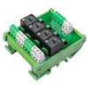 GUETNEU Relay Board, Relay Module 4 Channel 1 SPDT DIN