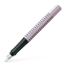 FABER-CASTELL Grip Edition Glam 140844 Fountain Pen, Nib Width M, Pearl, Pack of 1