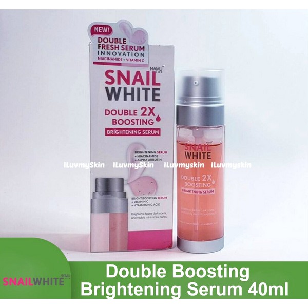 Snail White Double Boosting Brightening Serum (40ml)