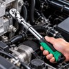 Drive Ratchet Wrench for Garage Repairs - 72-Tooth Flex Head