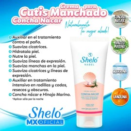 Crema Concha Nacar Para Manchas O Paño Despigmentante 250 Ml                                                                                          