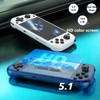 Retro Handheld Game Console 5.1-Inch IPS Screen,Transparent Black