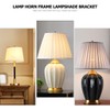 OSALADI Lamp Shade Harps Holder, 8 inch Horn Frame Lampshade