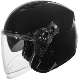 GMAX O1187025 OF-87 HELMET W/LED LIGHT BLACK MD