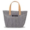Showa 77087 Lunch Bag, Lunch Tote Bag, Gingham Plaid, Black, Polyester