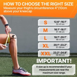 DR. BRACE ELITE Knee Brace with Size Stabilizer {2 Pack} Knee Brace for Women & Men, Workout, Sports, Daily Knee Compression Sleeve for Maximum Knee Pain Support & Fast Recovery - Check Size Guide Video (Mars, Medium)