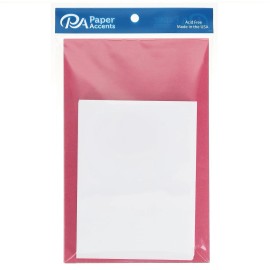 Not Available Accent Design Paper Accents Cardmakers Choice Card & Envelopes, 80Lb, Passion