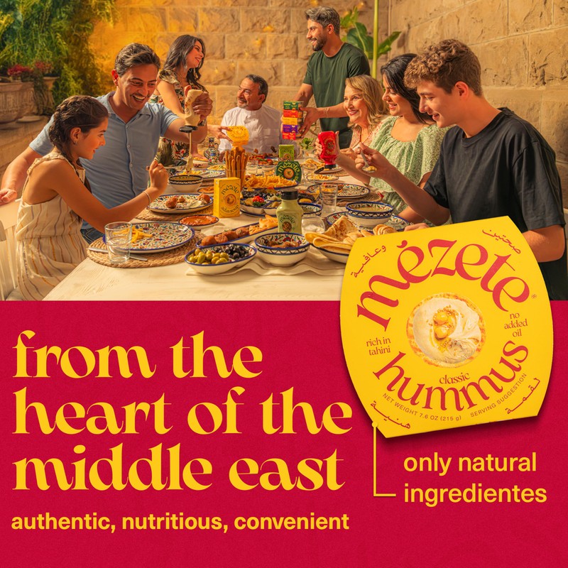 Mezete Classic Hummus Dip | Preservative-Free | All-Natural | On