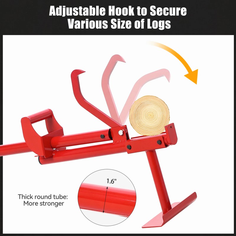 Unbranded 3-in-1 Logging Tools and Equipment Log Hauler Cant Hook