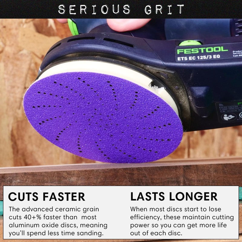 Serious Grit - 5-Inch 800 Grit Ceramic Multi-Hole Hook &