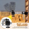 HappyAlley HappyAlley 2Pcs T Post Trail Camera Holders with 360