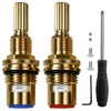 Brass 1-001 & Brass 1-002 Ceramic Valve Set - Compatible