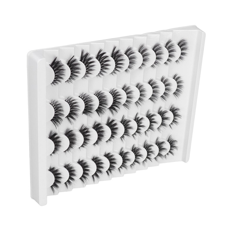 20 Pairs Mixed Half Eye False Lashes High Imitation 6D
