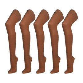 Disée Pack of 5 Support Tights 40 Denier Pearl 40-42, Powder