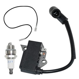 Partman Ignition Coil Assembly with Spark Plug fit for Husqvarna 125B 125BX 125BVX Blower,for RedMax HB280 HB281 Blower,for Jonsered B2126 BV2126 Blower Repalce 585836101 545108101