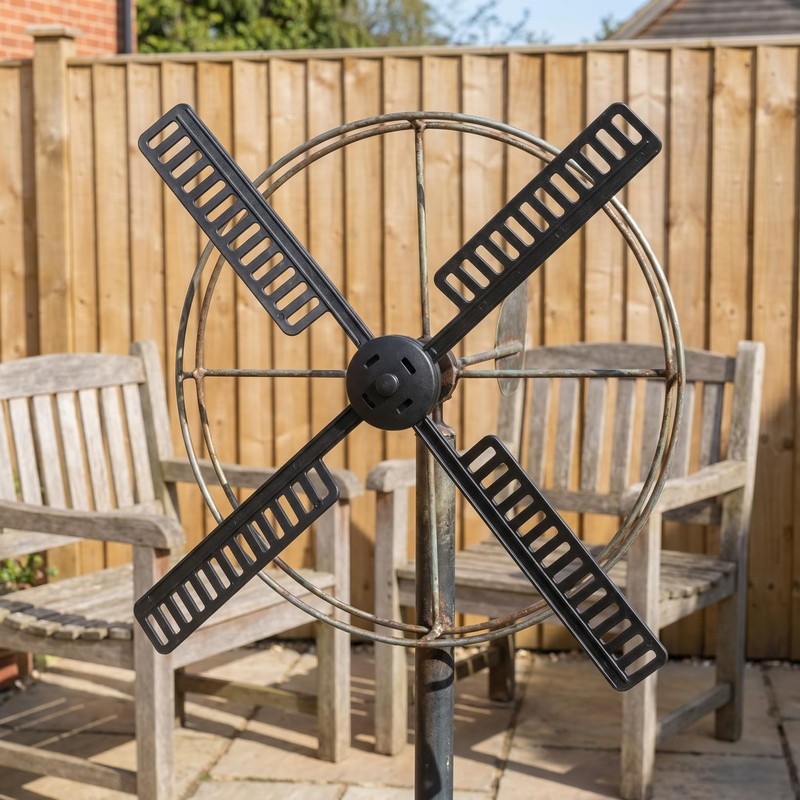 INOOMP Garden Windmill Blades, Outdoor Waterproof Wind Mill Accessories, Large