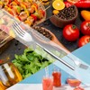 Telescopic Fork Extending Fork 63cm Long Stainless Steel Retractable Fork