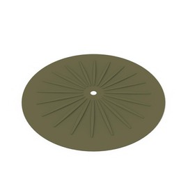 Induction Cooktop Protector 10" (26cm), Induction Cooktop Mat - Silicone Fiberglass Scratch Protector - for Induction (Magnetic) Stove - Non Slip Pad to Prevent Pots from Sliding (Green)