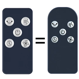 New Replacement Remote Control Compatible for Sierra Omnibreeze 40 Inch 4 Speed Tower Fan MK-TF0002