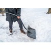 Suncast 18-inch Snow Shovel and Pusher Combo with Ergonomic Shaped