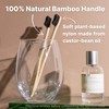 MABLE Eight Pack Basics Bamboo Toothbrush for Adult | Soft