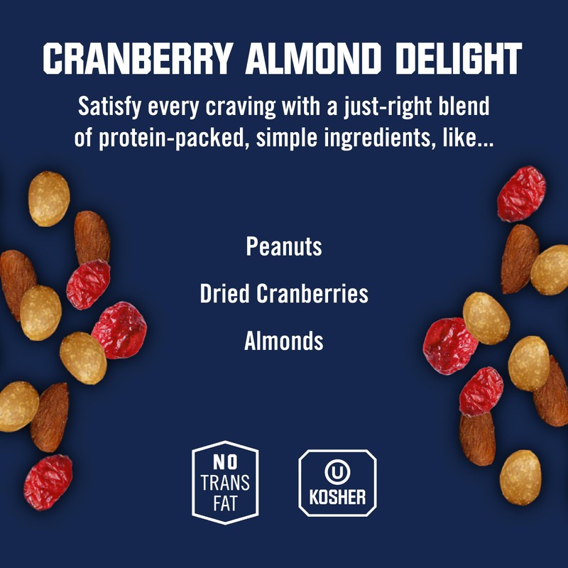 Kar's Nuts Cranberry Almond Trail Mix 6oz Bag (Pack of