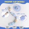 Aori Pacifier Clips for Rebron Baby Dolls Pacifier Holders Silicone