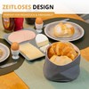 Westmark Round Bread Bag - Fabric Bread Basket for Bread,