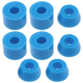 LT Easiyl 2 Sets Long Board Truck Bushings 92A Skateboard Bushings Shock Absorber Suitable for Skate Trucks Four-Wheel Skateboards Inner Diameter 10mm (Yellow)