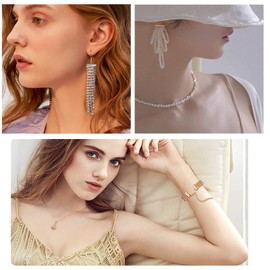 PH PandaHall 200 pcs 5 Sizes Iron Slide On End Clasp Tubes for Jewellery Making Handcraft Works Necklace Bracelet