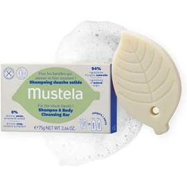 Mustela Shampoo en Barra para Cuerpo y Cabello, 75gr