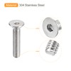 QUARKZMAN 5/16-18x1-1/2 Inch Flat Countersunk Socket Cap Screws 5pcs 304