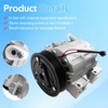 AHTXZP a/c air conditioning compressor compatible with 2007-2012 Altima 2.5L,2007-2012
