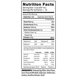 100% Chocolate Caramel Liquid Egg Whites (4 Gallons)