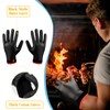 Janmercy 200 Pcs Disposable BBQ Nitrile Gloves with 4 Pairs
