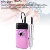 Electric Nail Drill Machine 0‑45000rpm Nail Polisher Rechargeable Nail Remover